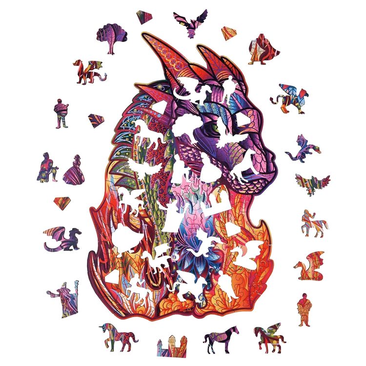 Деревянный пазл Wood Trick «Волшебный Дракон» — картинка 5