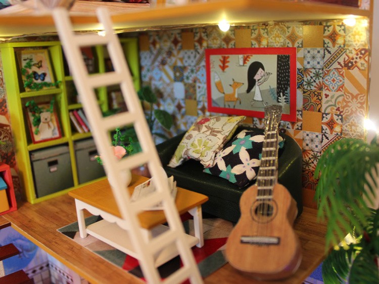 Набор для создания миниатюры (румбокс) «Таунхаус» — картинка 3