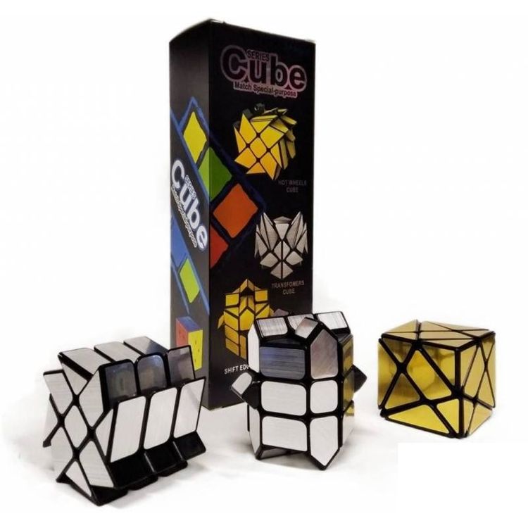 Набор зеркальных головоломок Cube (в коробке 3 шт) — картинка 2