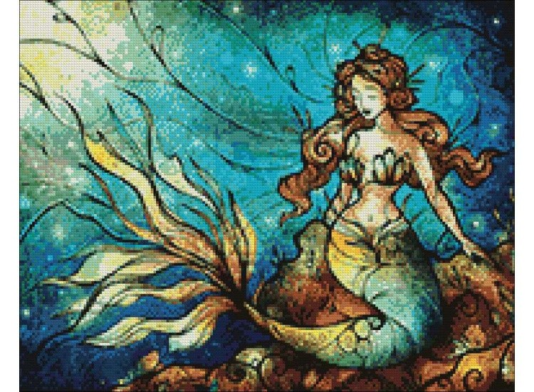 Алмазная вышивка «Русалка» — картинка 2