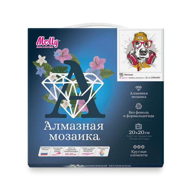 Алмазная вышивка «Меломан» — картинка 4