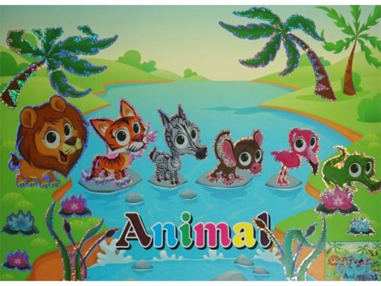 Мозаика из стикеров «В мире животных» — картинка 2