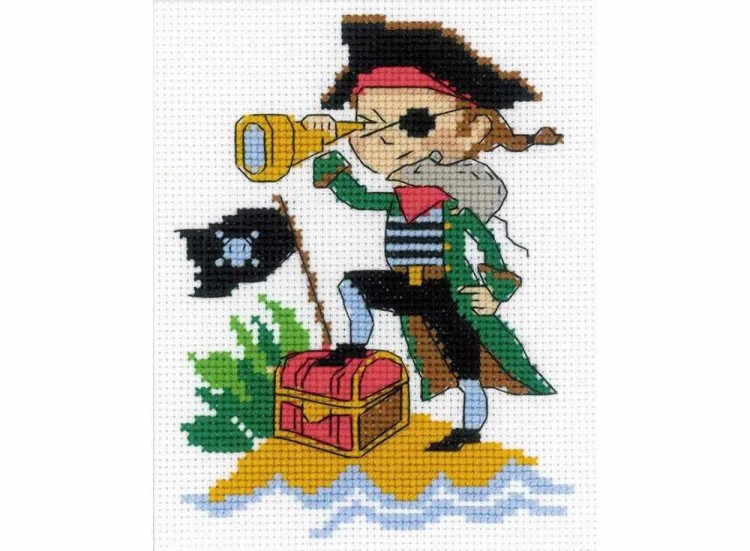 Набор для вышивания «Храбрый пират»