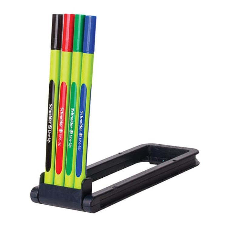 Набор капиллярных ручек (линеров) SCHNEIDER «Line-up» 4 шт., ассорти — картинка 4