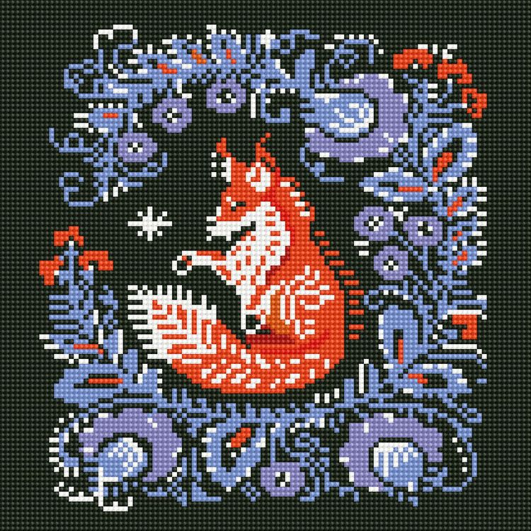 Алмазная вышивка «Лисица» — картинка 2