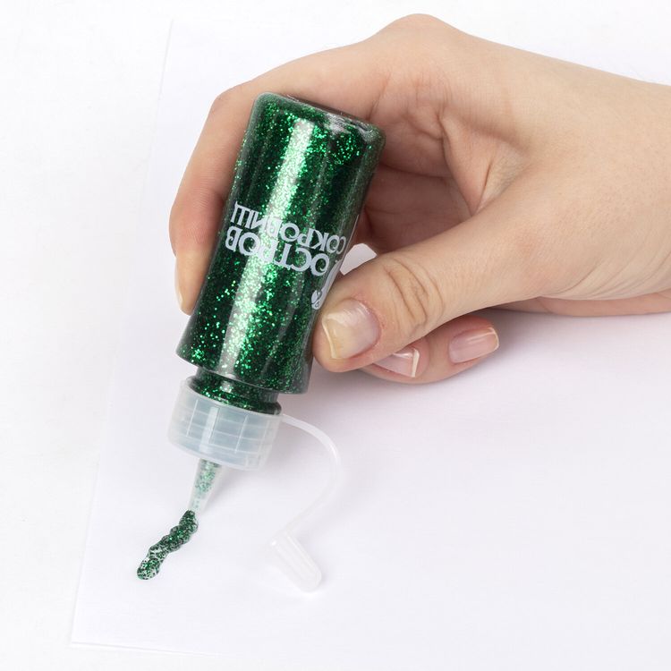 Гель с блестками, 5 ярких цветов по 40 мл, Остров Сокровищ — картинка 5