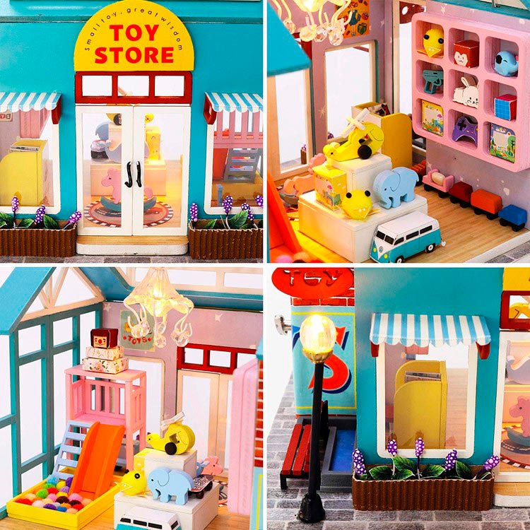 Набор для создания миниатюры (румбокс) «Магазин игрушек» — картинка 5