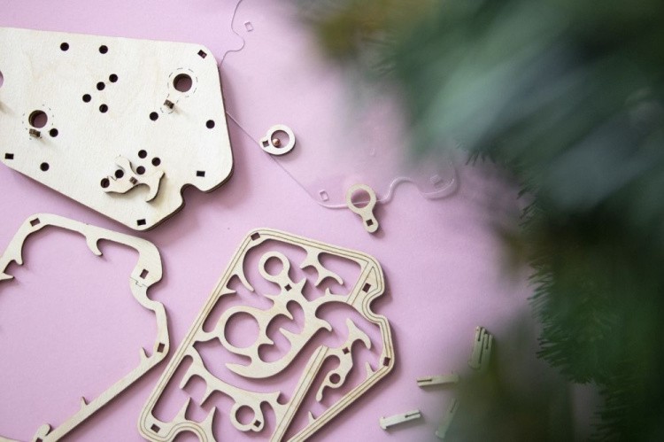 Конструктор из дерева «Мышка в сыре», UNIWOOD — картинка 3