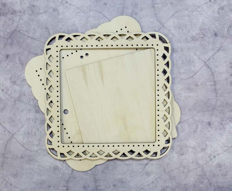 Рамка «Плетение», малая, 11x11 см — картинка 2