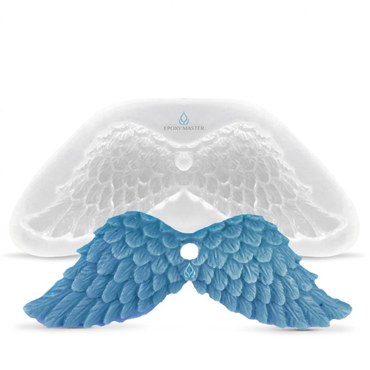 Силиконовый молд Epoxy Master крылья ангела, 10,3x3,8 см — картинка 2