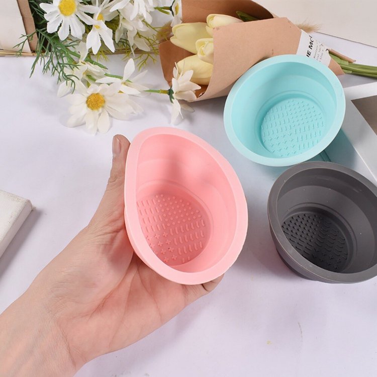 Силиконовый коврик для рисования со стаканчиком, 60x40 см — картинка 4