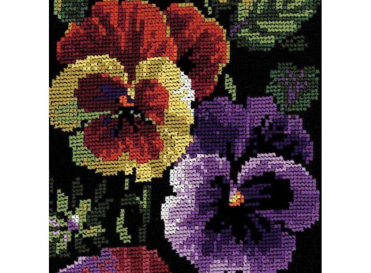 Набор для вышивания «Анютины глазки» — картинка 3