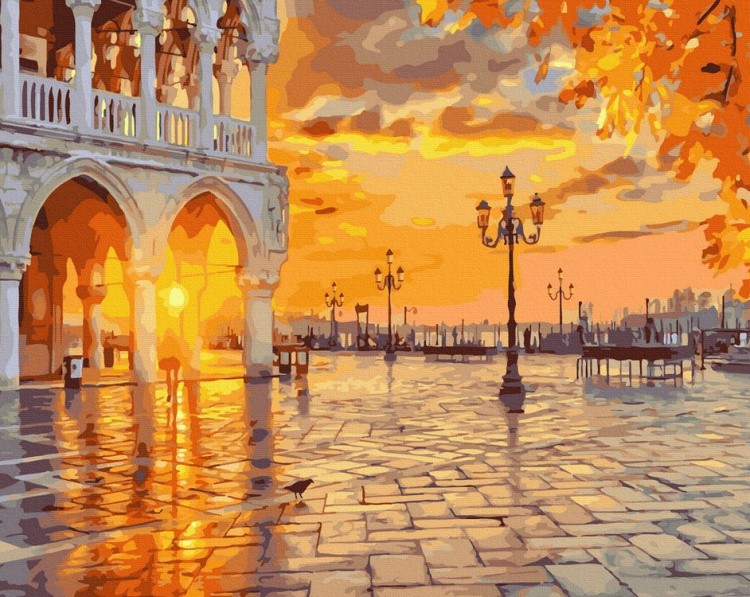 Картина по номерам «Венеция. Площадь Сан-Марко»