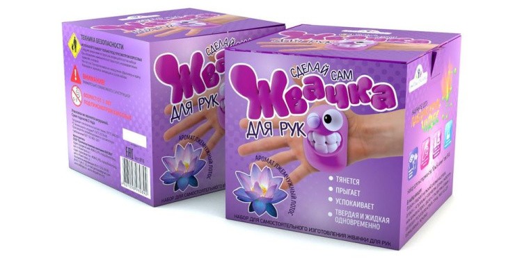 Набор Юного химика Жвачка для рук «Жемчужный лотос» — картинка 2