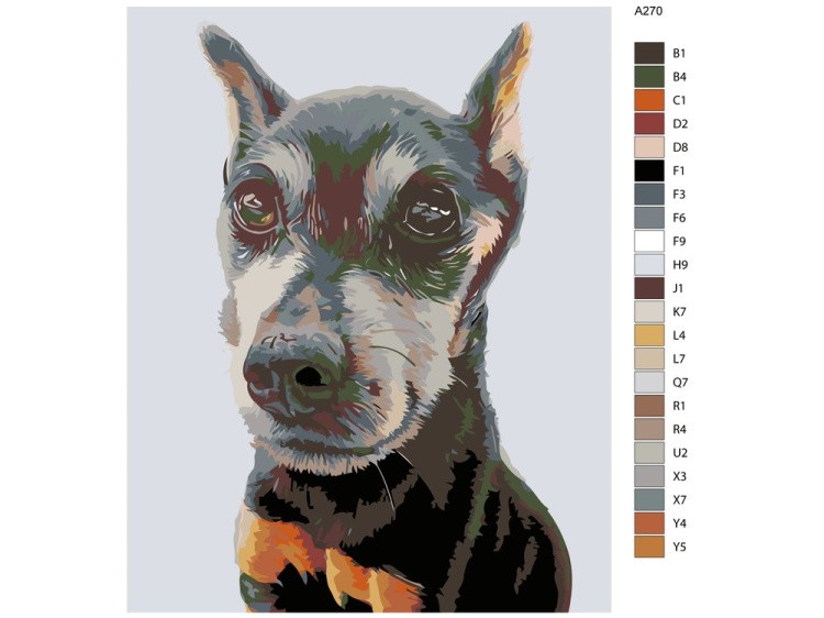 Картина по номерам «Элиот» — картинка 2