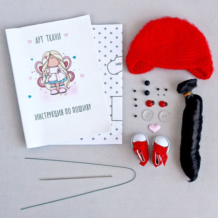 Набор для шитья интерьерной куклы «Флора» — картинка 10