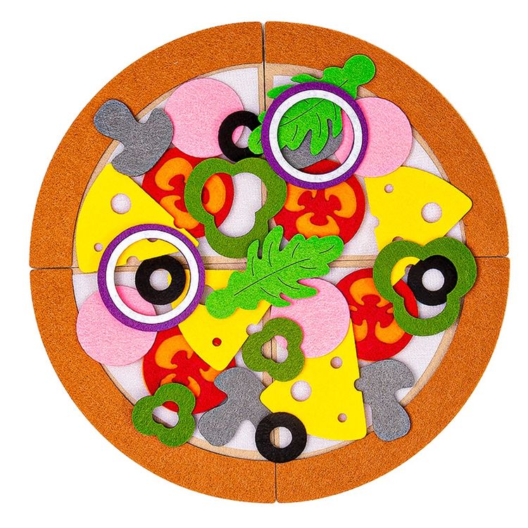 Игровой набор из фетра «Пицца»