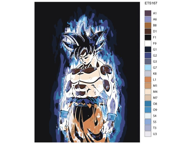 Картина по номерам «Dragon Ball» — картинка 2