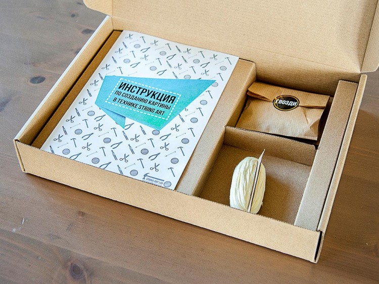 Набор для творчества STRING ART «Олень минимализм» — картинка 5