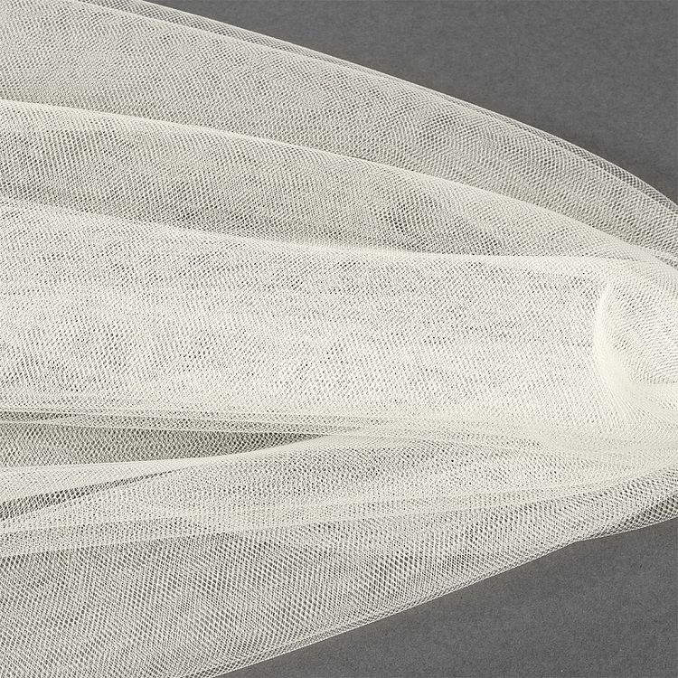 Еврофатин мягкий матовый Hayal Tulle, 5 м, ширина 300 см, 100% полиэстер, цвет: светло-молочный, Hayal — картинка 2