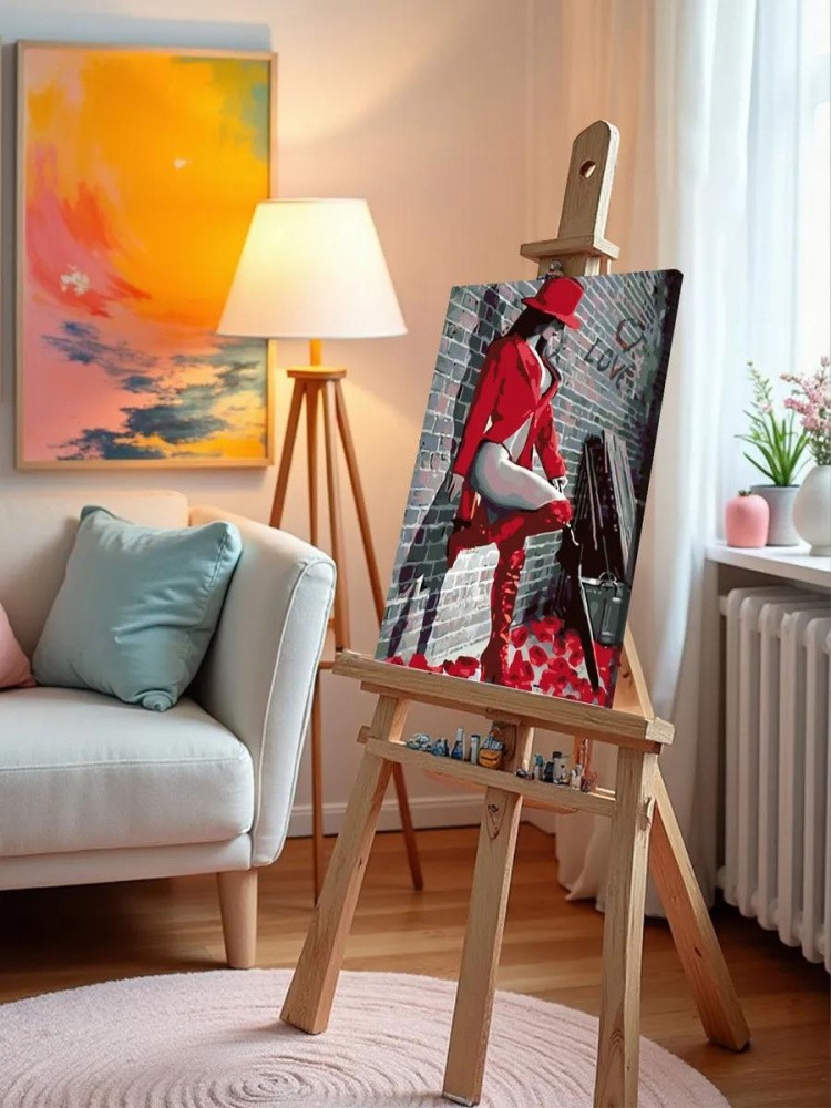 Картина по номерам «Ночная бабочка» — картинка 9