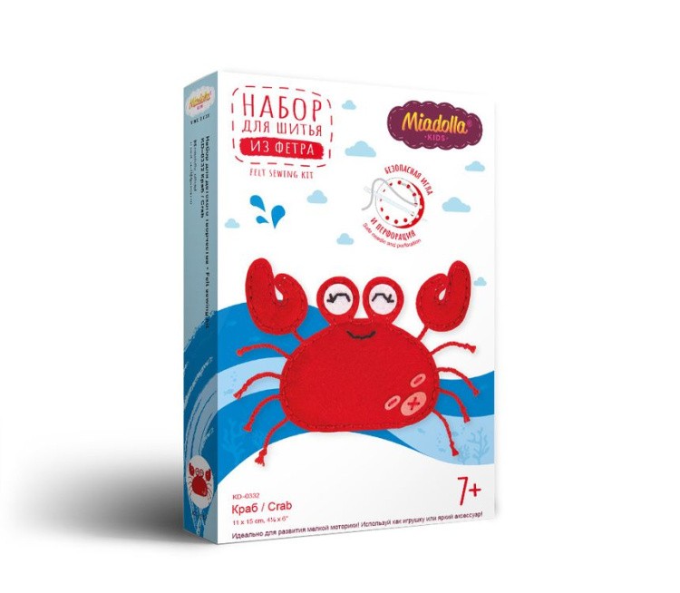 Набор для шитья «Краб» — картинка 4