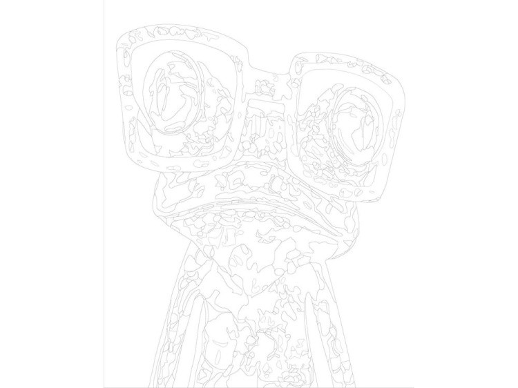 Картина по номерам «Лягушонок в очках» — картинка 3