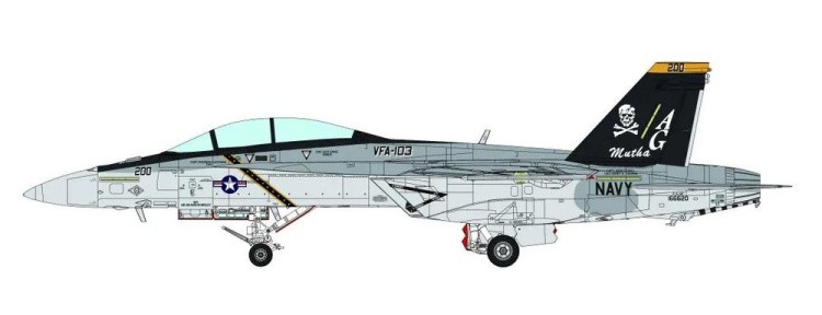 Сборная модель MENG «Самолёт Boeing F/A-18F Super Hornet» — картинка 7