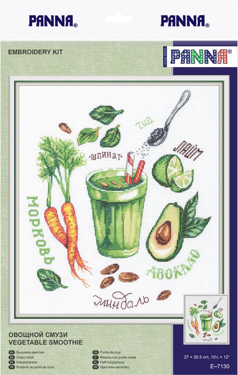 Набор для вышивания «Овощной смузи» — картинка 2