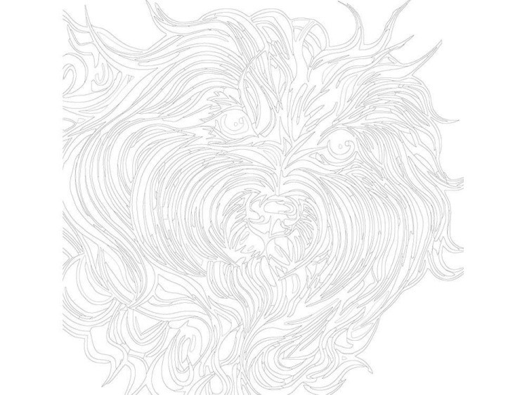 Картина по номерам «Преданный взгляд» — картинка 3