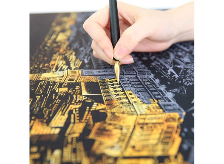 Скретч-картина «Гамбург» — картинка 4