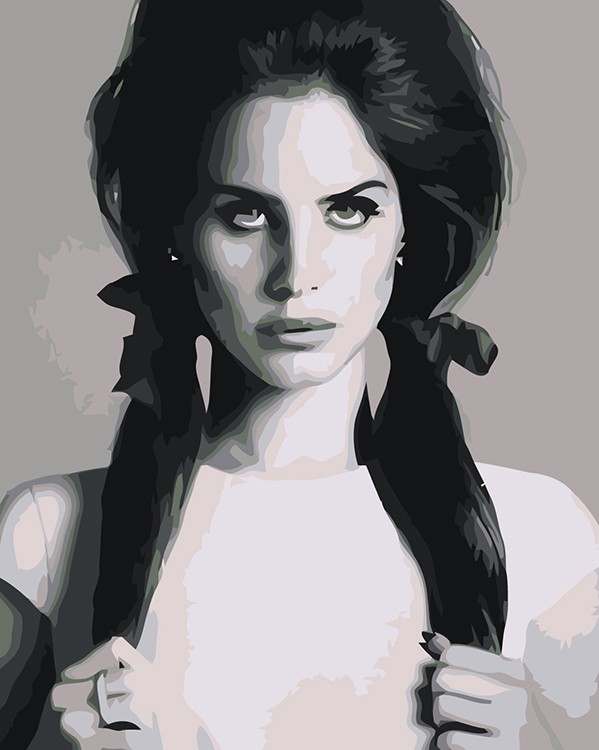 Картина по номерам «Lana Del Rey Лана Дель Рей 1»