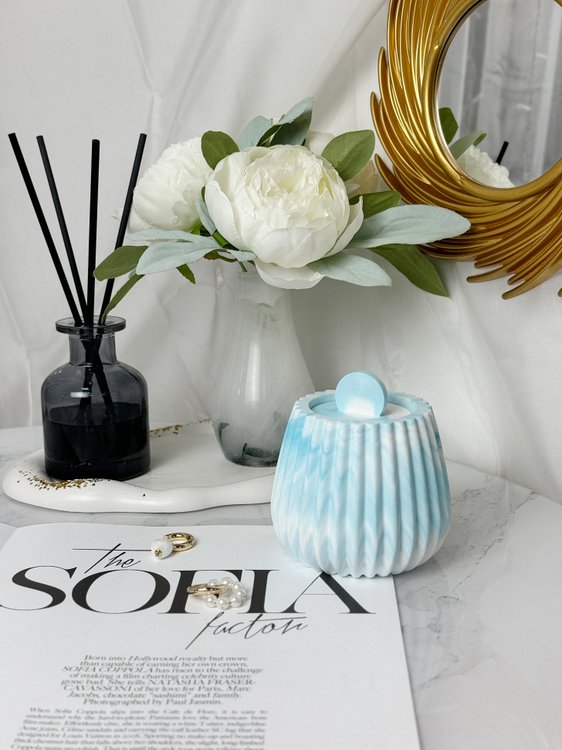 Силиконовый молд - Контейнер/банка для свечей, h10x8,5см, 1 шт. — картинка 5