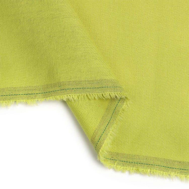 Ткань льняная, 10 м, ширина 140 см, 185 г/м², цвет: 91 лимон, TBY — картинка 4