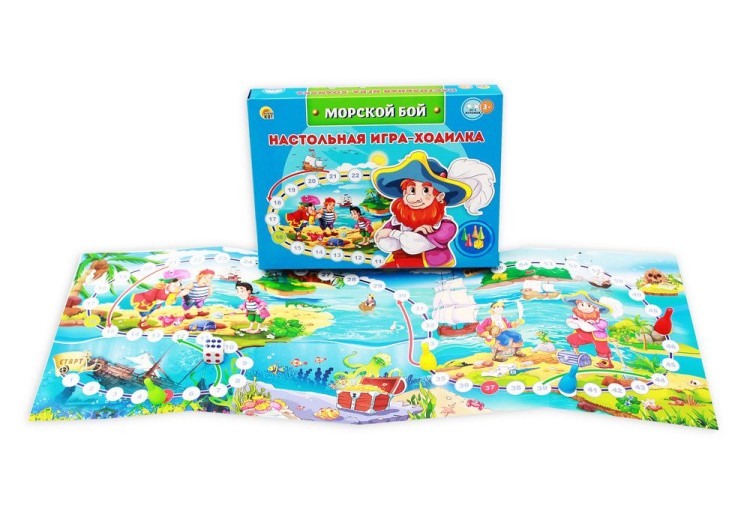 Малый формат. Настольная игра-ходилка «Морской бой» — картинка 3