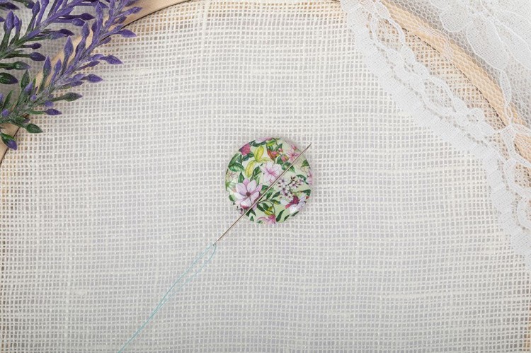 Игольница-магнит «Нежные цветы» — картинка 3