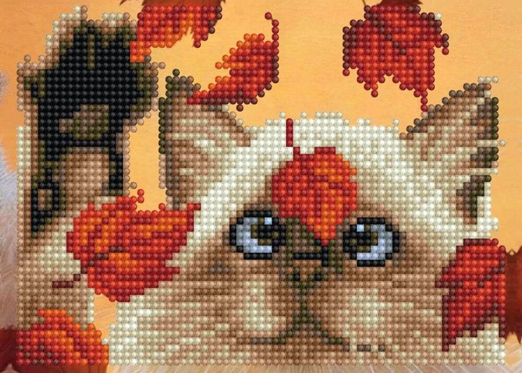 Алмазная вышивка «Осенние листья» — картинка 2