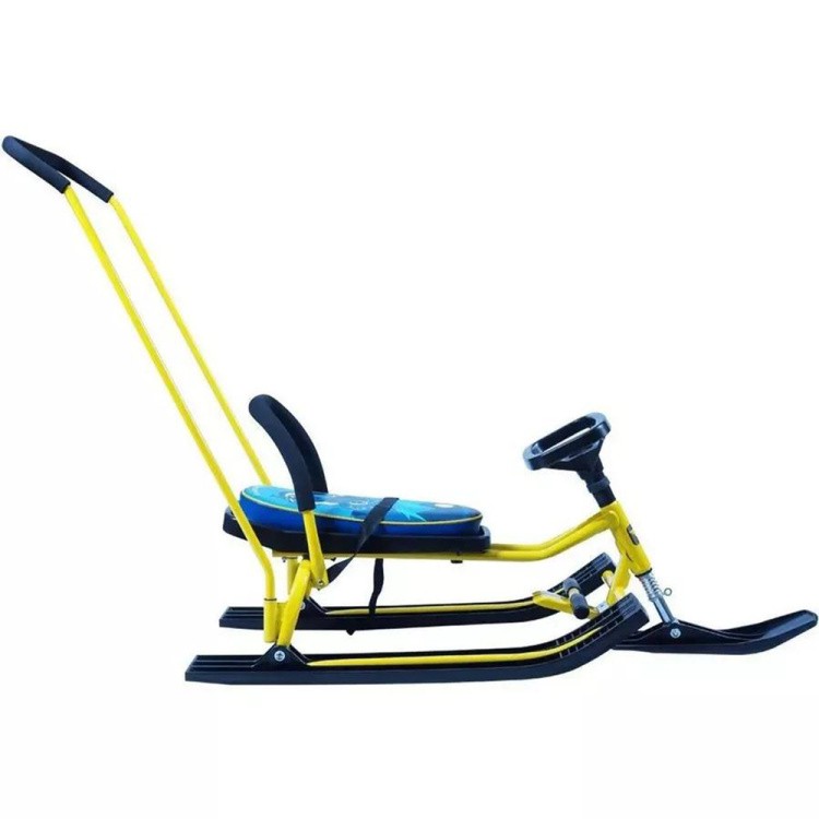 Снегокат детский 140 GO GO Дракоша с ручкой — картинка 7