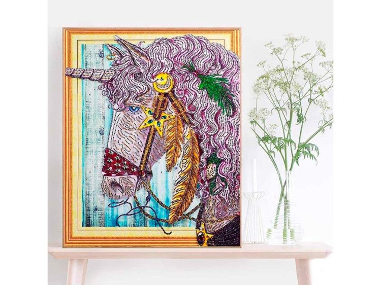 Алмазная вышивка 5D «Единорог» — картинка 5