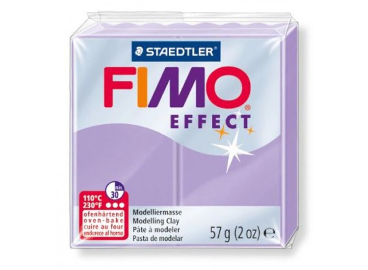 Полимерная глина FIMO Effect, цвет: светло-сиреневый, 57 г