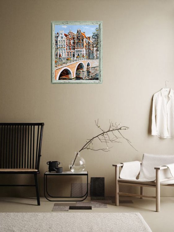 Картина по номерам «Императорский канал в Амстердаме» — картинка 6