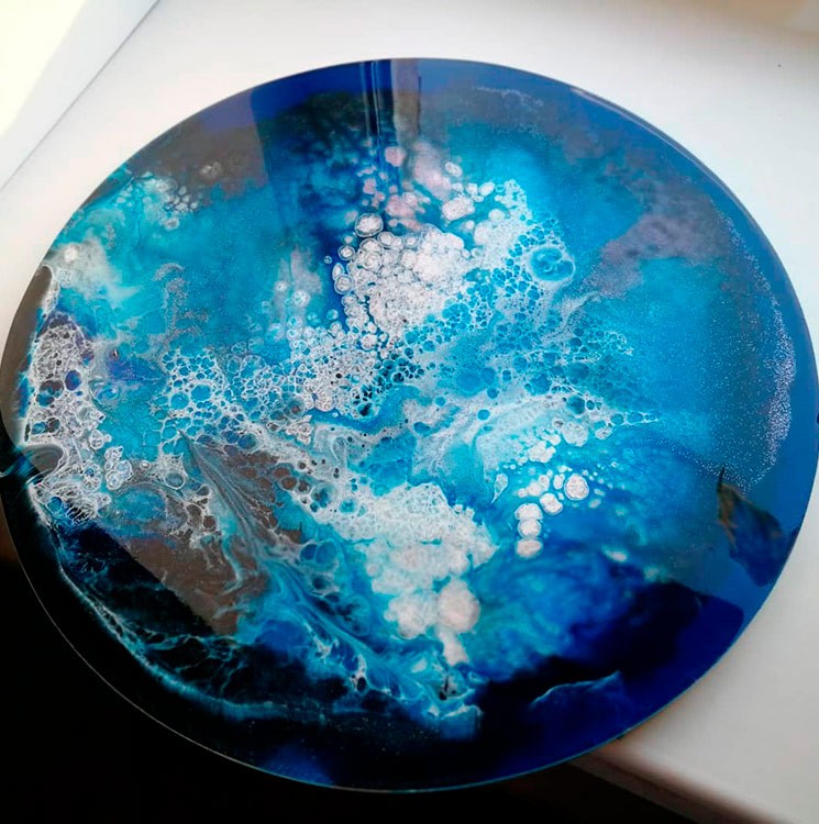 Всплывающее серебро (40 мл), ResinArt — картинка 3