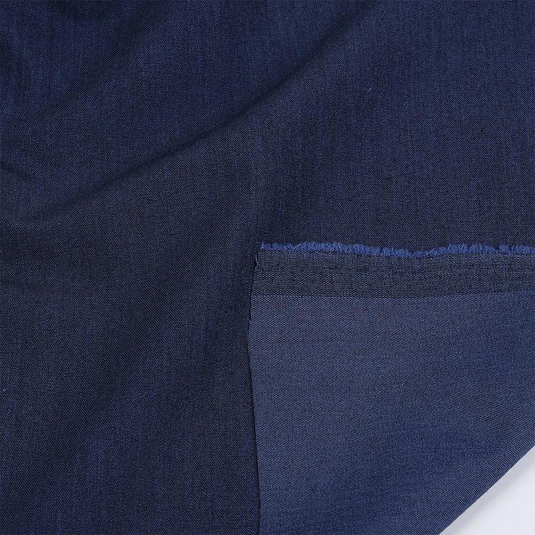 Ткань Костюмная Гальяно, 1 м х 150 см, 200 г/м², цвет: синий меланж, TBY — картинка 3