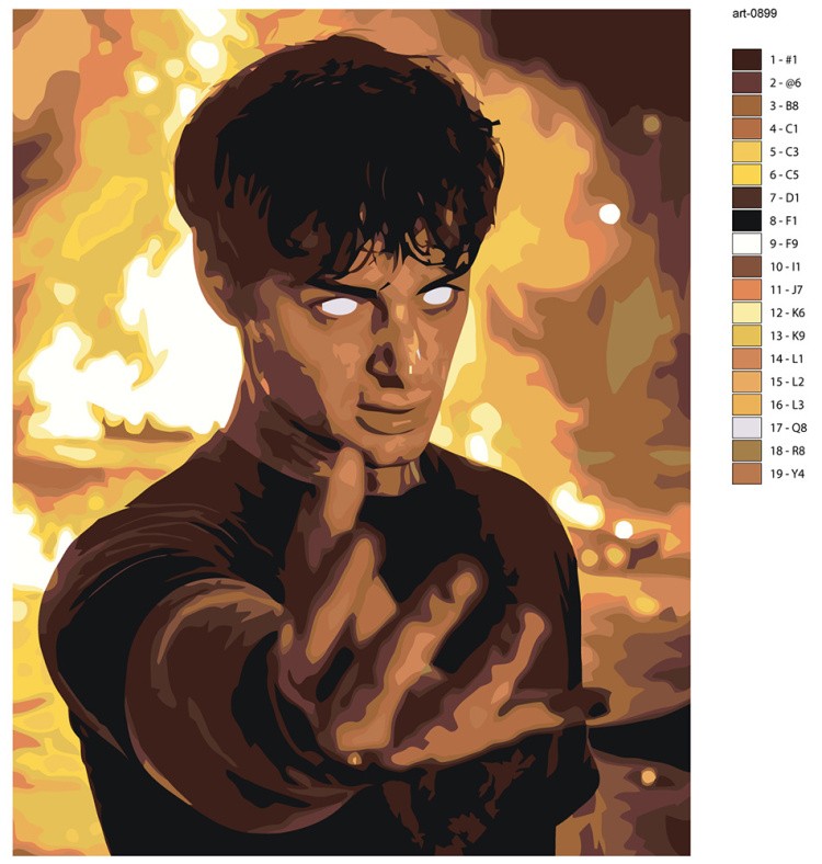 Картина по номерам ОСД Очень странные дела Уилл — картинка 2