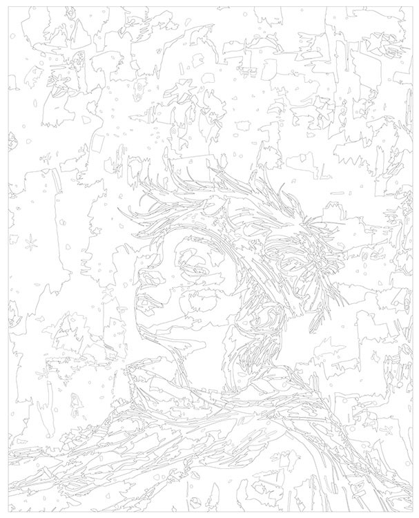 Картина по номерам «Сказка Маленький принц и звезды, космос» — картинка 3