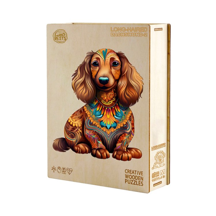 Деревянные пазлы «Милая Такса S», Woodbests — картинка 5