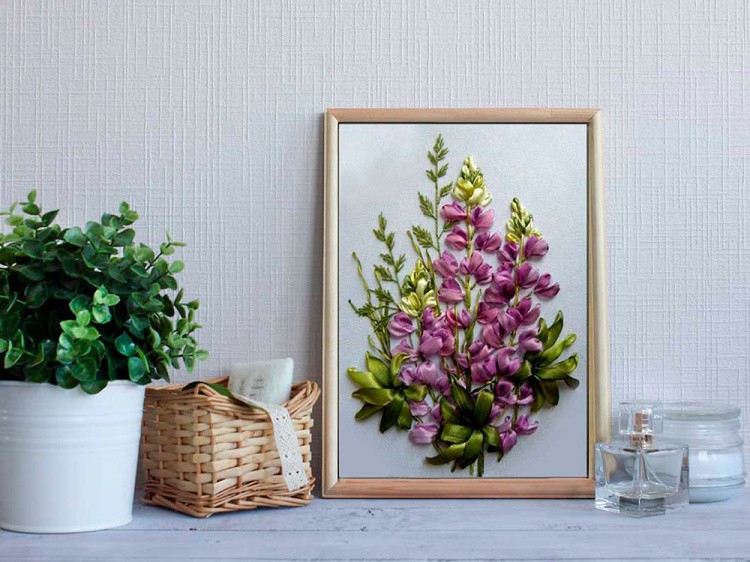 Вышивка лентами «Соцветие» — картинка 3