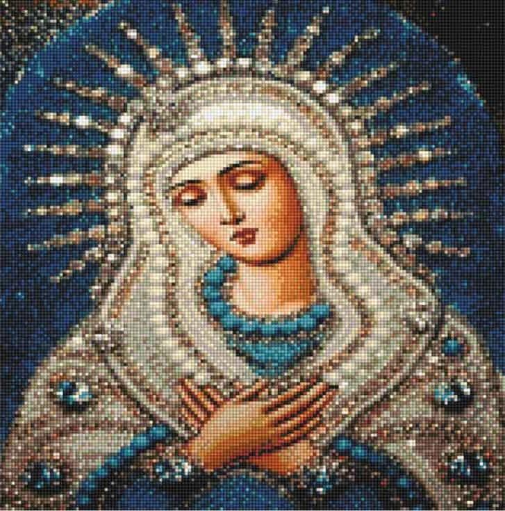Алмазная вышивка «Дева Мария»