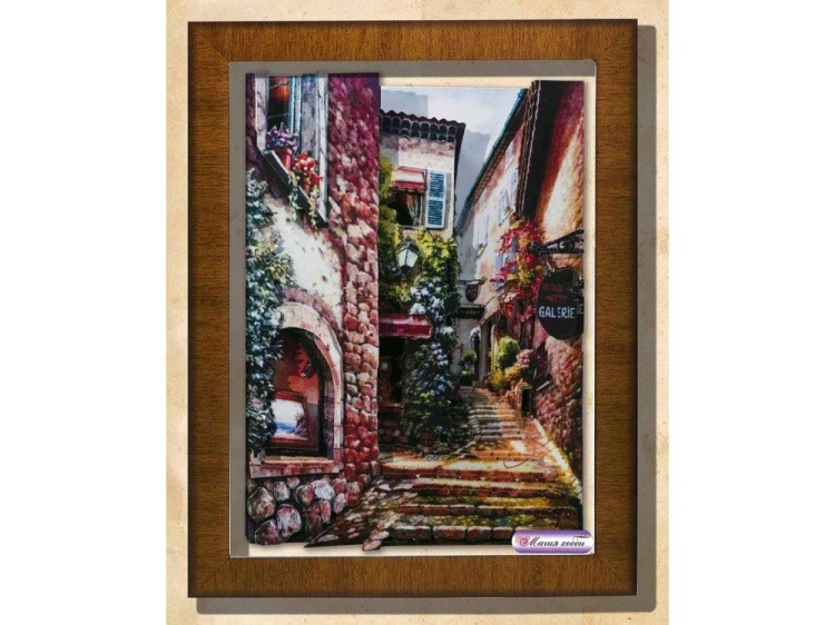 Рамка-аквариум с прозрачным дном для папертоли — картинка 2