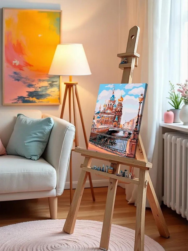 Картина по номерам «Храм Спаса на Крови» — картинка 9